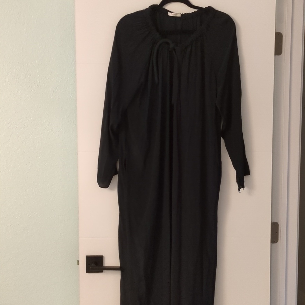 Totokaelo modest black minimalist contemporary avantgarde maxi dress